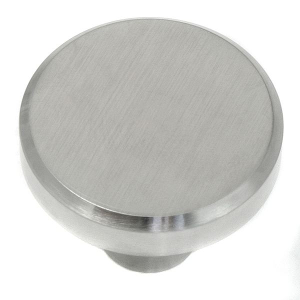 Mng Brickell Stainless Steel Large Flat Top Knob, 1 1/2" (89301) 88907